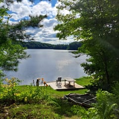 Garfield Grounds | Lakeside • Guest Cottage • Dock