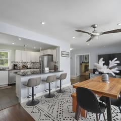 The Reel Retreat | Theatre & Firepit • Game Room