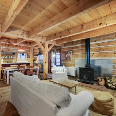 Misty Pines Cabin | Wood Stove • Sauna