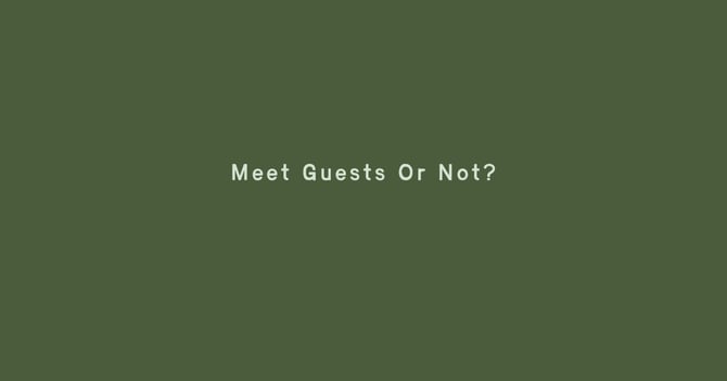 Do I have to meet my AirBnb guests in person?