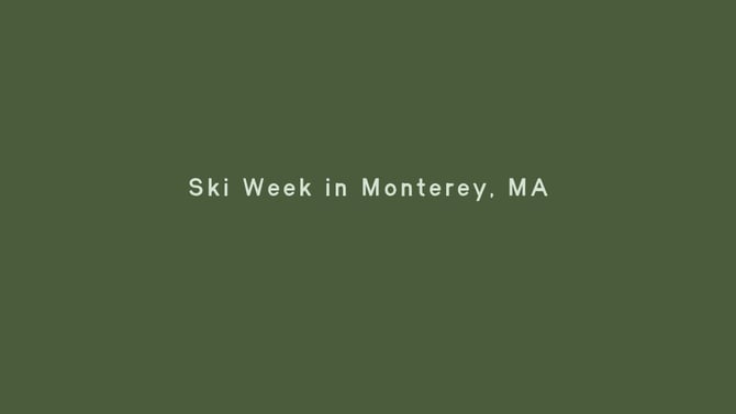 Ski Week in Monterey, MA: Houses for a Small Group