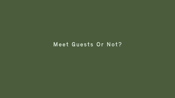 Do I have to meet my AirBnb guests in person?